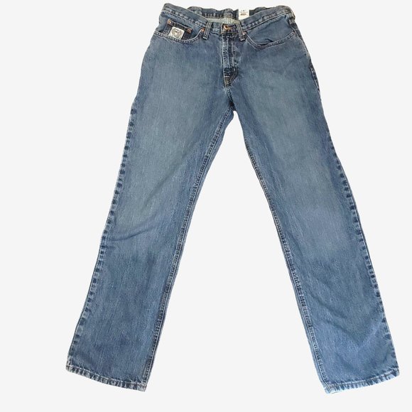 Cinch Jeans Mens Classic Straight Blue Medium Wash Denim 33X34 - Picture 1 of 8